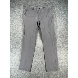 Bonobos Chino Pants‎ Men's 34x34 Gray Slim Fit Straight Leg Pants